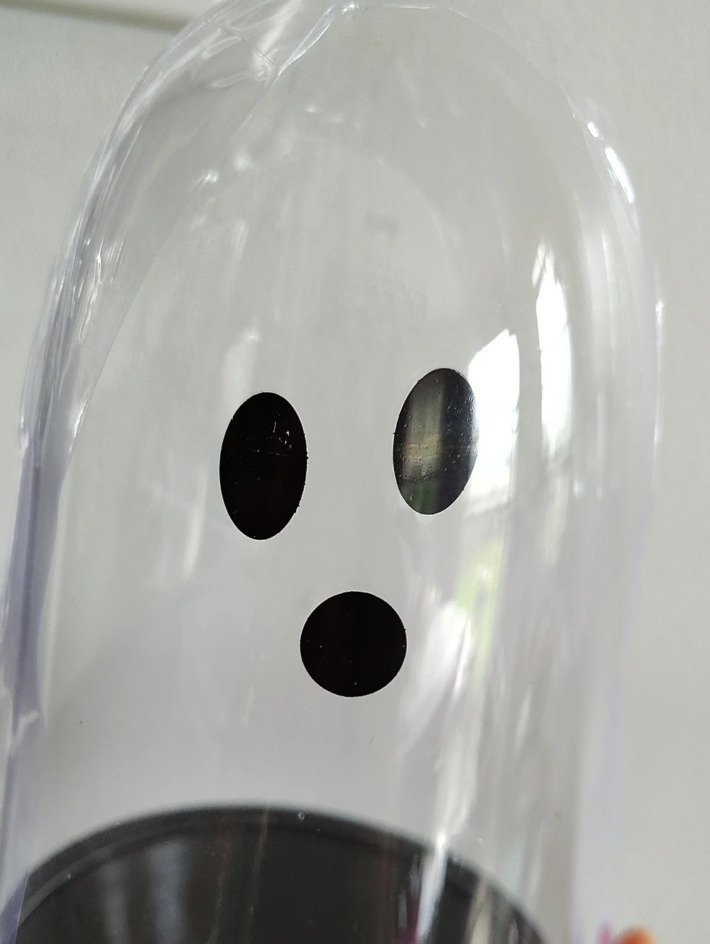 Clear Ghost Dome Display with Black Base
